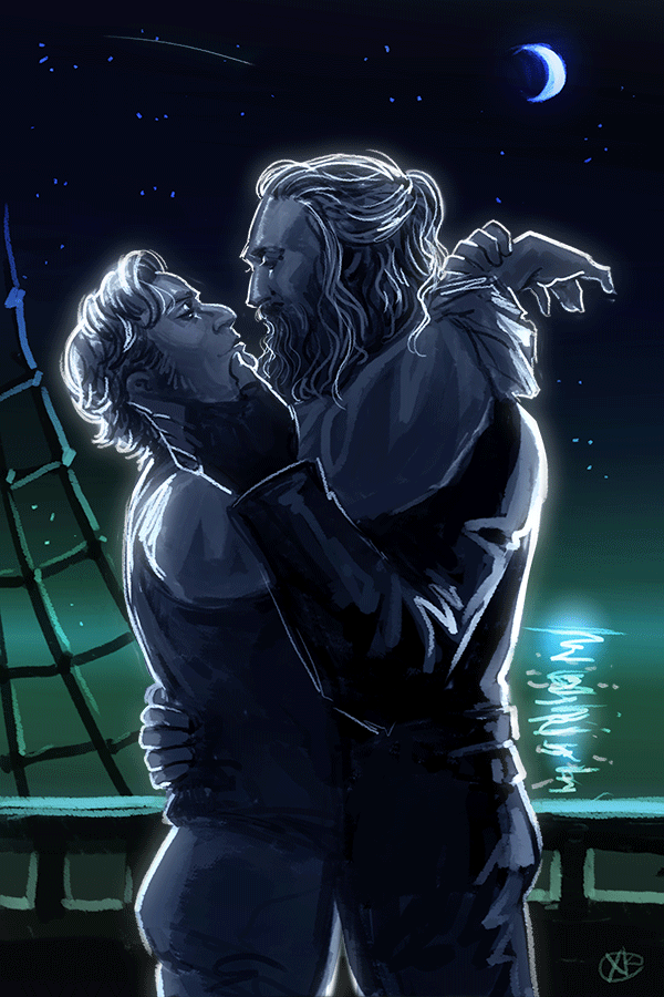 Our Flag Means Death Night Kiss By Maxkennedy On Deviantart