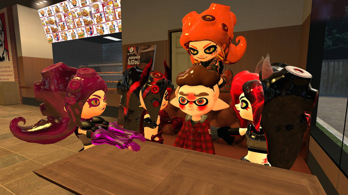 Four Sexy Octolings by Kevin63GachaLife on DeviantArt