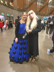 Me, with 'Dalek girl' at Supa-Nova Sydney.