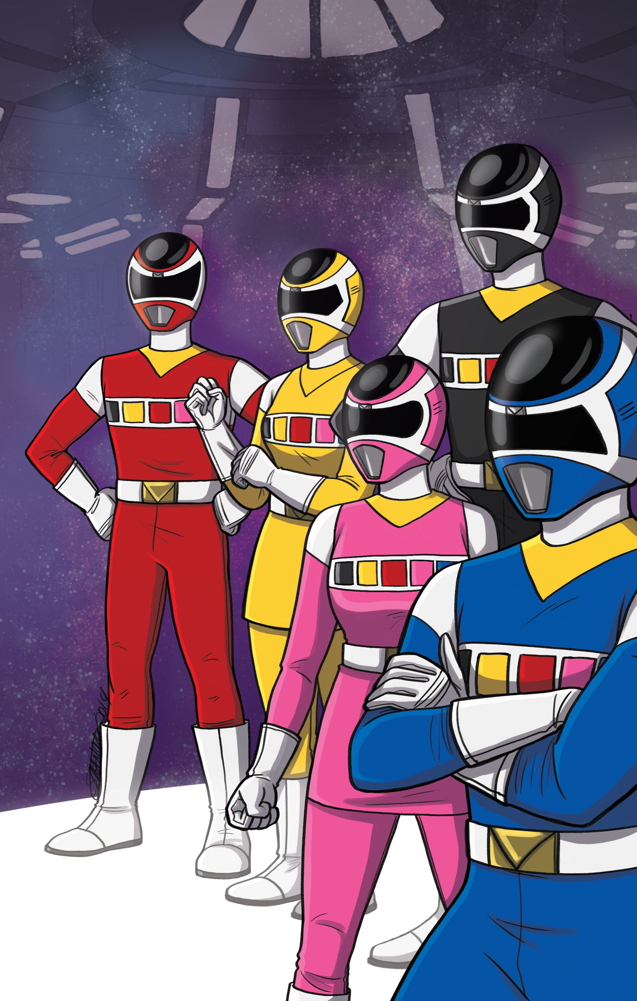 In Space // Megaranger by SManorArt on DeviantArt