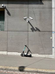 Shadow street art