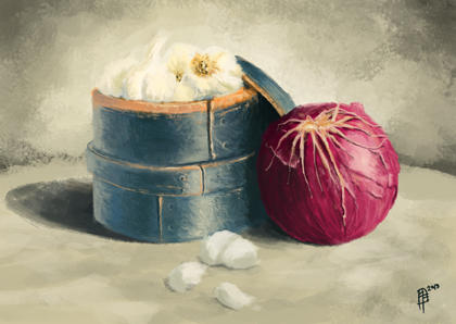 Garlic : Still Life