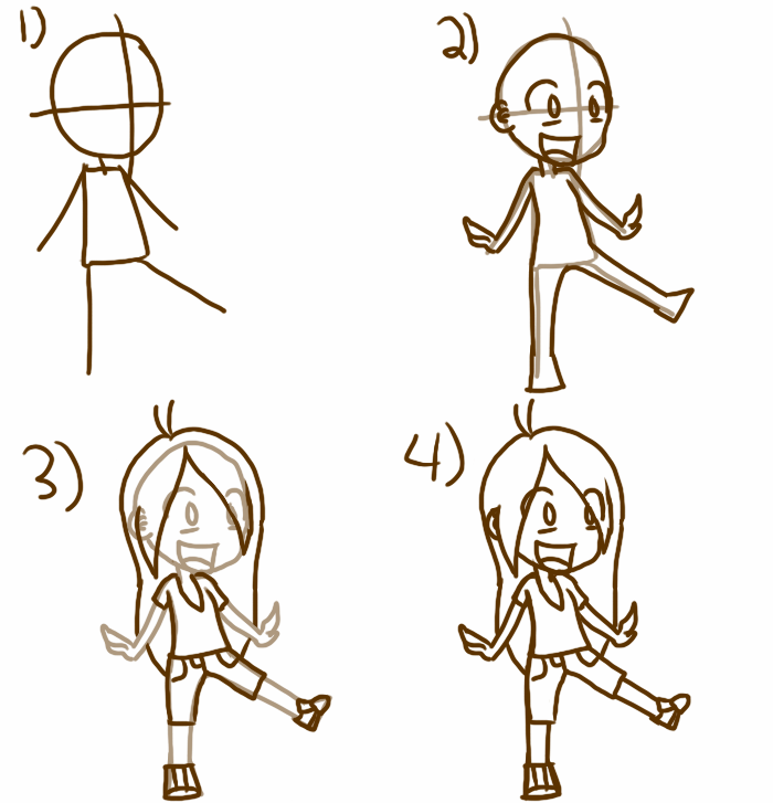 How to Draw a Cartoon Chibi by CCartfulgrl on DeviantArt