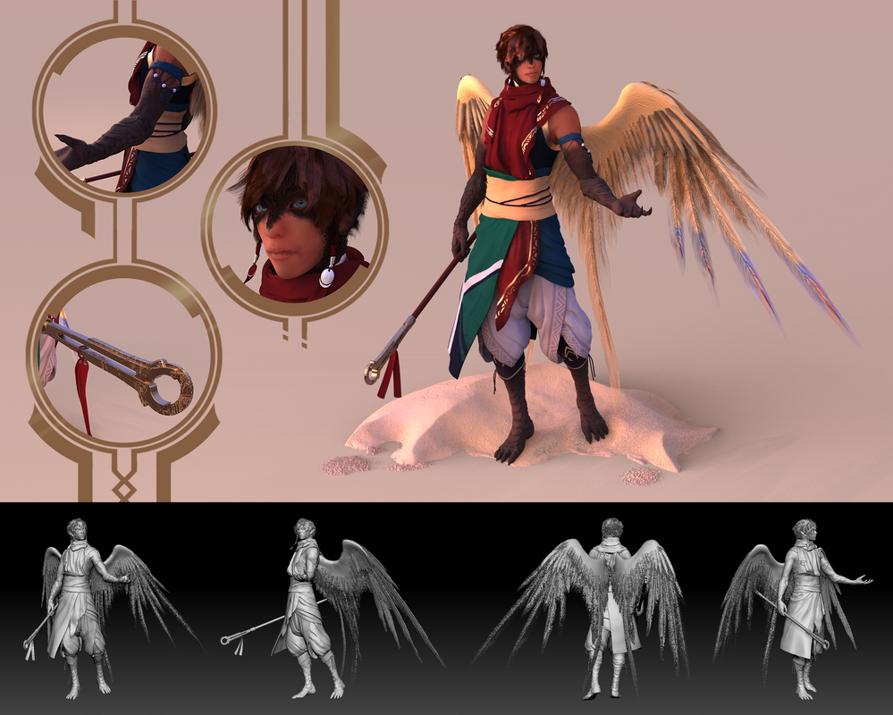 Z-brush sculpt: Myrrh by Mokkun-Way