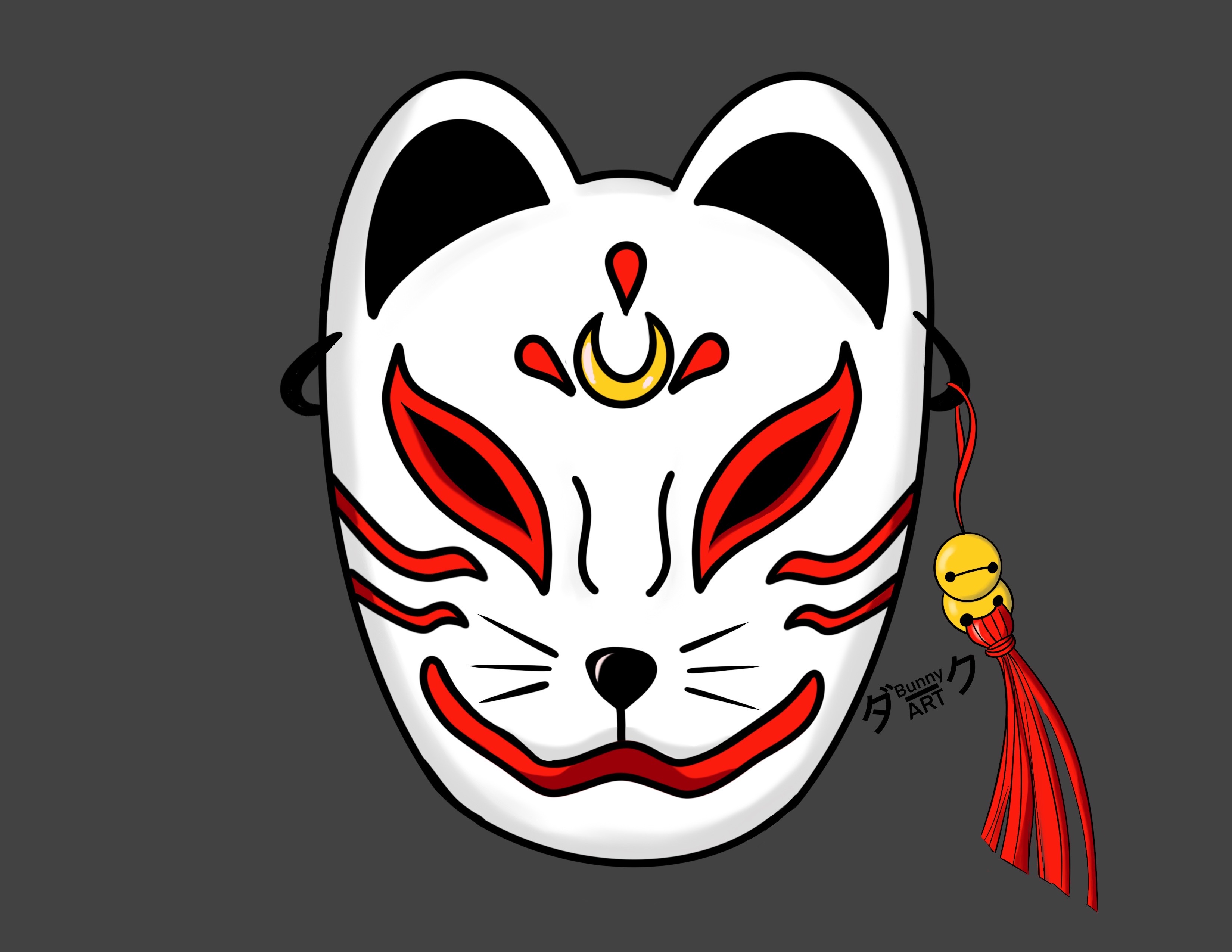 Moon Rabbit Mask Moon mask by sailorshushu on DeviantArt