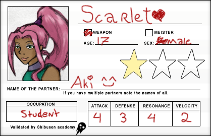 Student ID - Scarlet