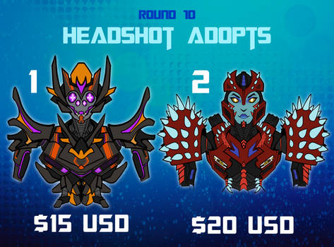 OPEN Transformers/Robot Headshot Adopts Round 10