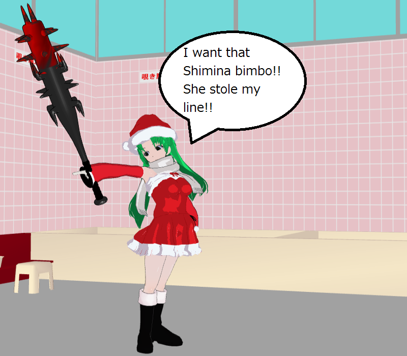 Shion Sonozaki Santa's Helper