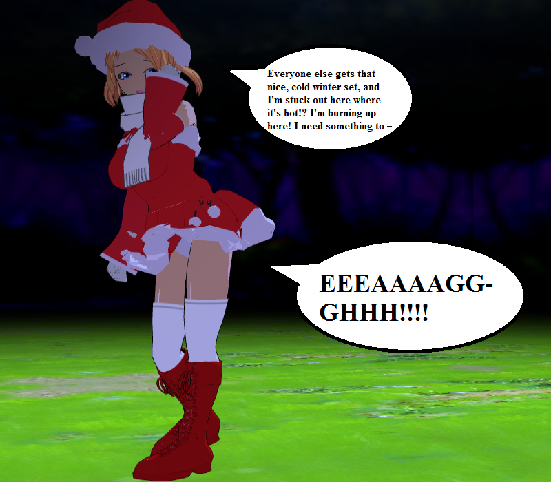 Lucy Heartfilia Santa's helper