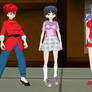 Ranko, Akane and Shampoo