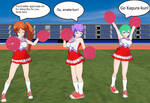 Aquarion Evol Girls Cheerleaders by quamp