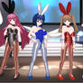 Shocking Pink girls bunnies