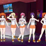 Mahou Shoujo Lyrical Nanoha StrikerS girls Hooters