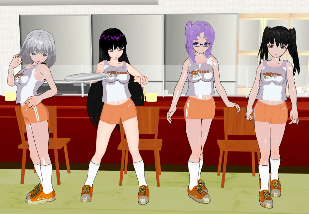 Date A Live Girls Hooters