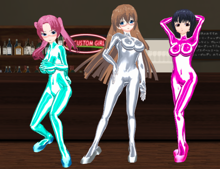 Study of the Nurse girls bodysuits