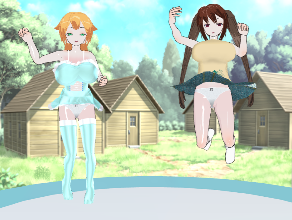 Kyonyuu de Camp Trampoline