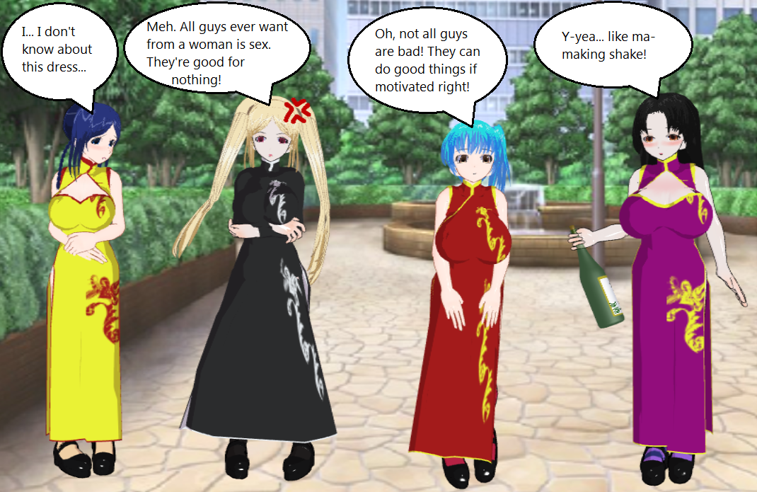 Kyonyuu Try Chinese Dress