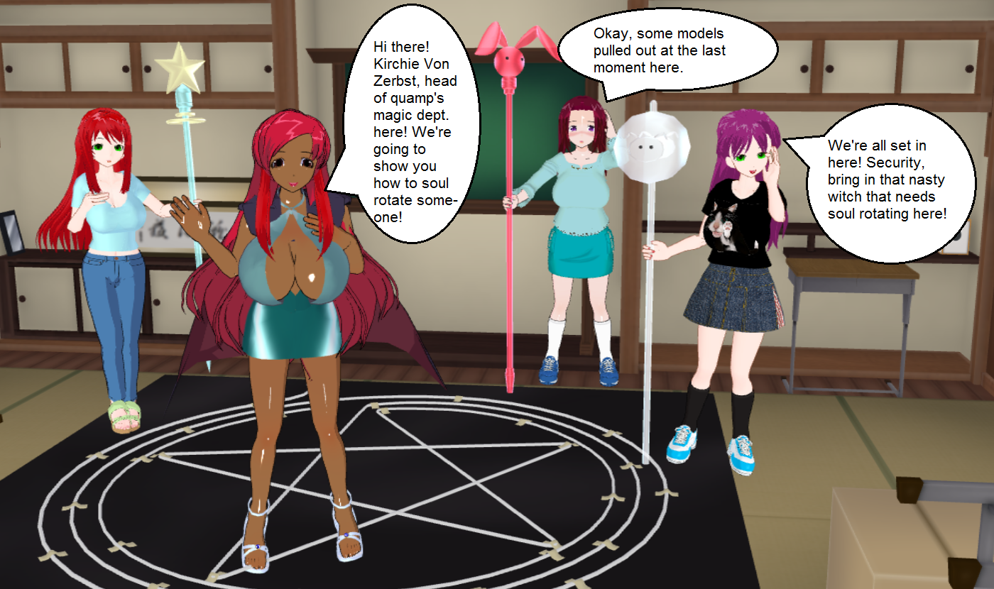 Tsundere Sorceress Takes Point