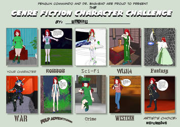 Genre Fiction Challenge by Penguin Commando