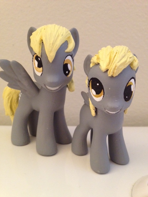 MLPFIM Filly Derpy custom toy WIP