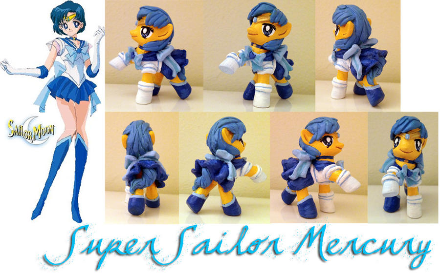 MLPFIM Super Sailor Mercury McDonald's custom pony