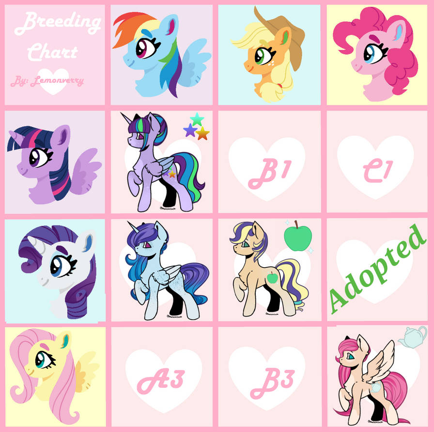 Mlp grid adopt (open 4/9) by SkytheticArts on DeviantArt