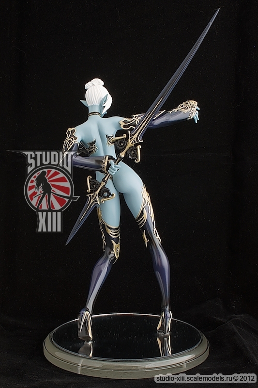 Dark Elf garage kit, Lineage - back nude