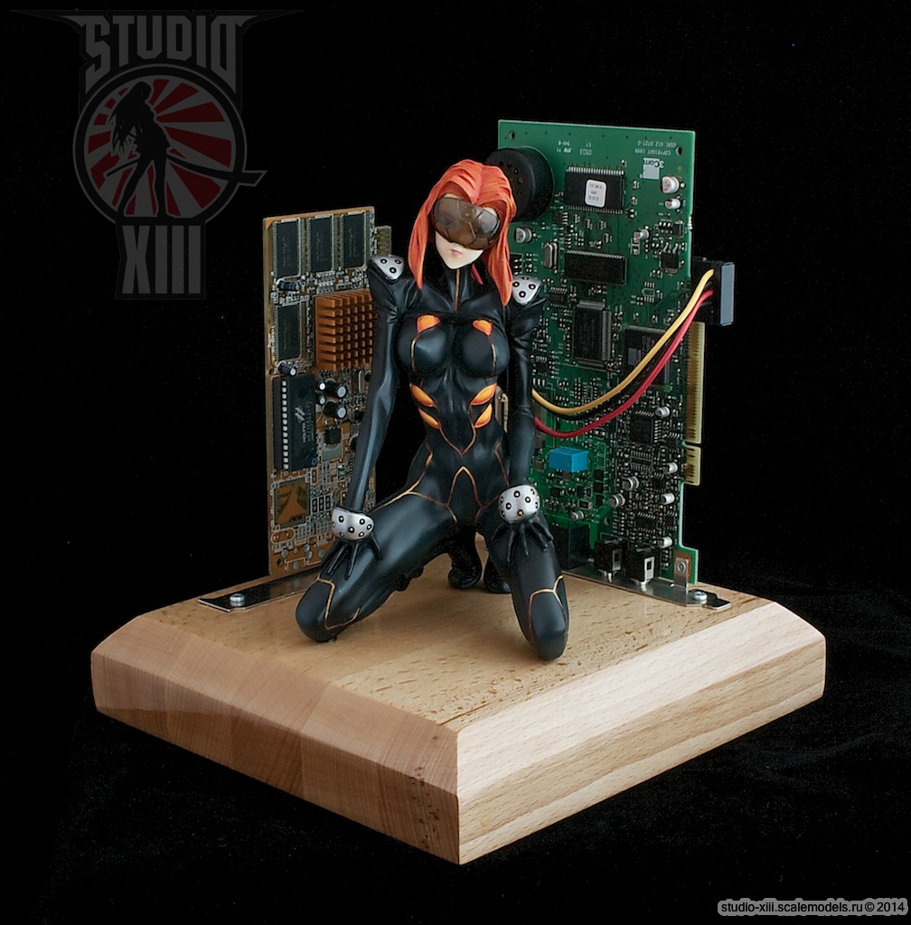 Black Motoko Ghost in the Shell garage kit