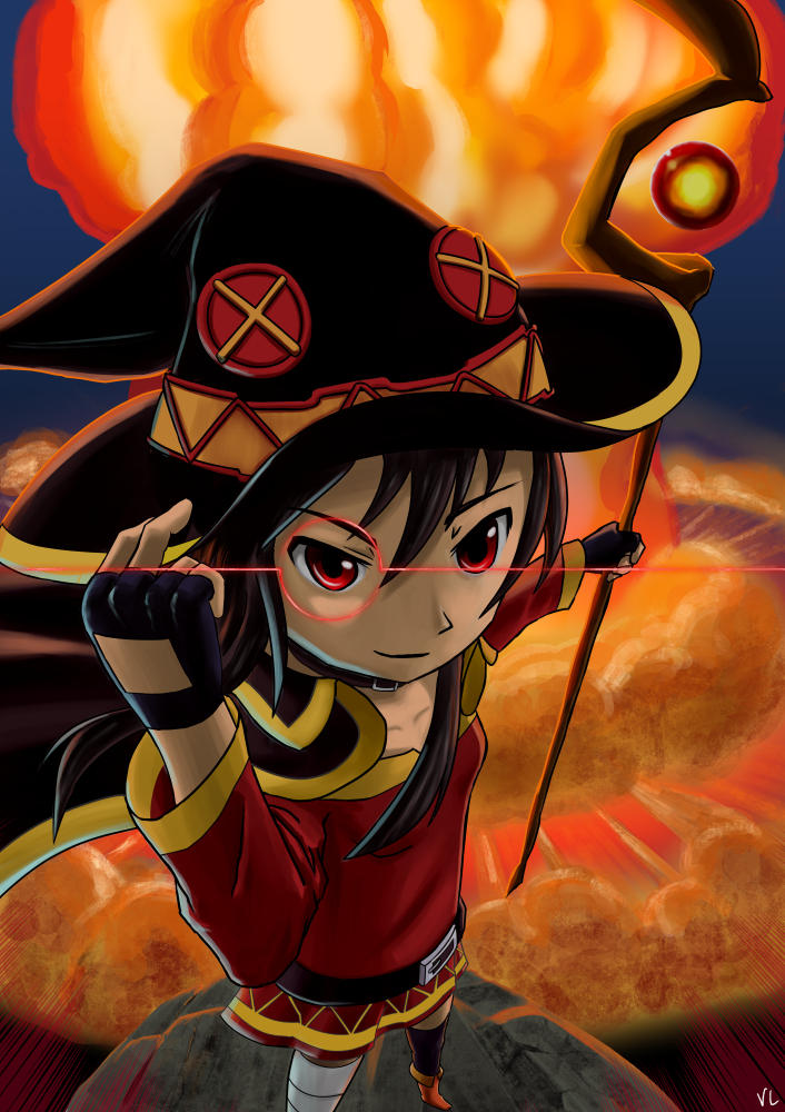 Megumin - EXPLOSION! by meowthing on DeviantArt