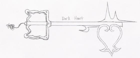 Keyblade Darkened Heart