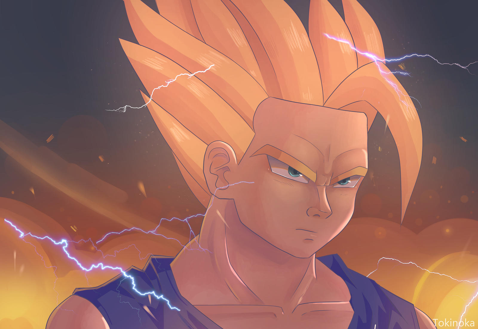 Gohan Rage Drawing Gohan's anger by Tokinoka on DeviantArt