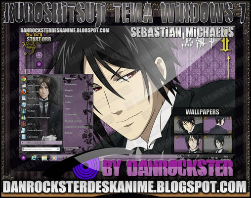 Sebastian Michaelis Theme Windows 7