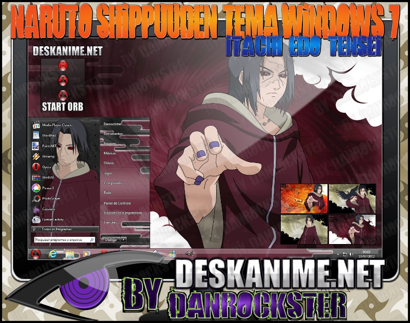 Itachi Edo Tensei Theme Windows 7