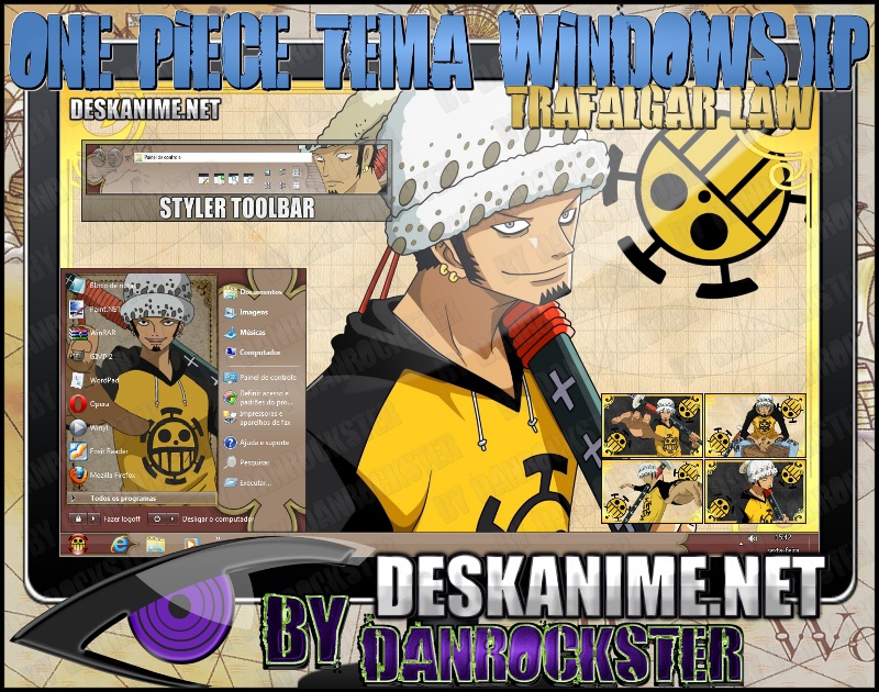 Trafalgar Law Theme Windows XP