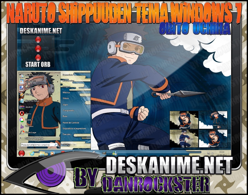 Obito Uchiha Windows 11/10 Theme 