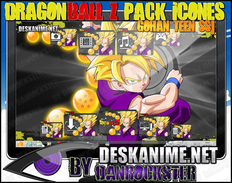 Gohan Teen SSJ Pack Icons