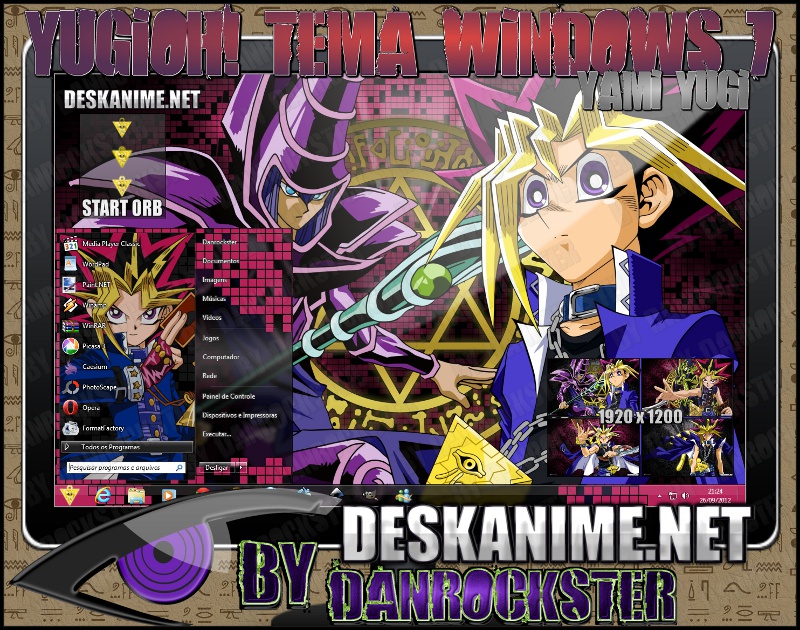 Yami Yugi Theme Windows 7