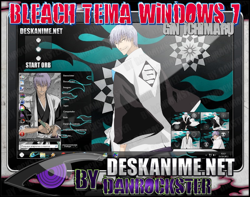 Gin Ichimaru Theme Windows 7