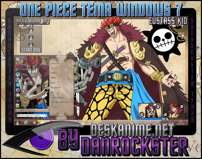 Eustass Kid Theme Windows 7