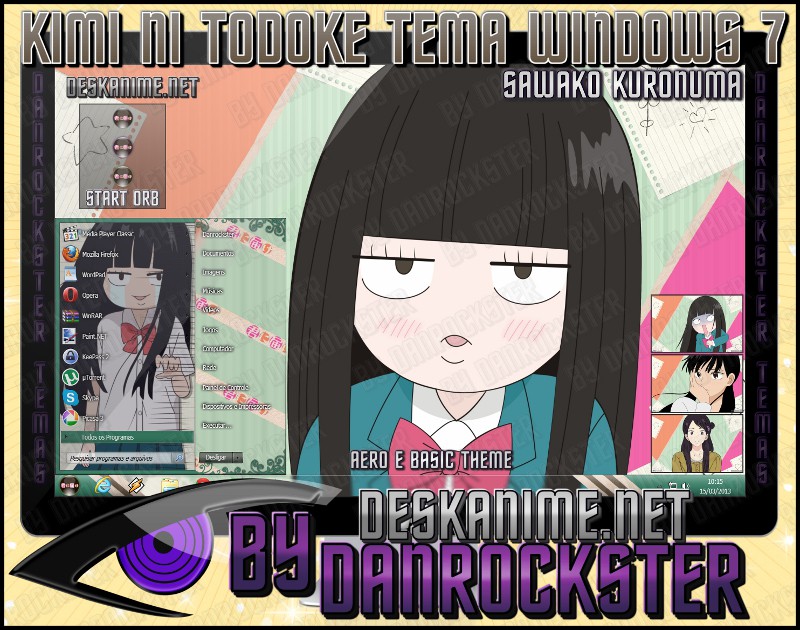 Sawako Kuronuma Theme Windows 7