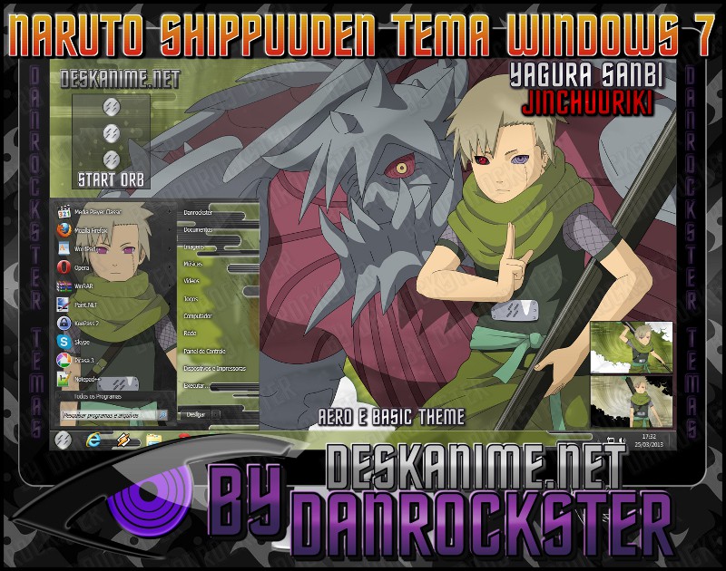 Yagura Sanbi Jinchuuriki Theme Windows 7