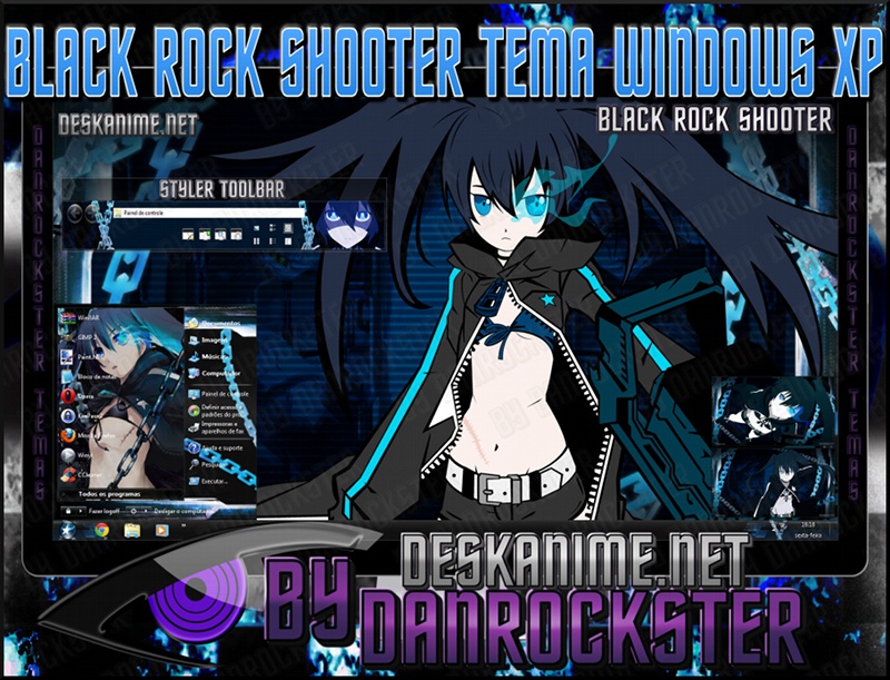 Black Rock Shooter Theme for WIN XP addon - Anime Fans of modDB - ModDB