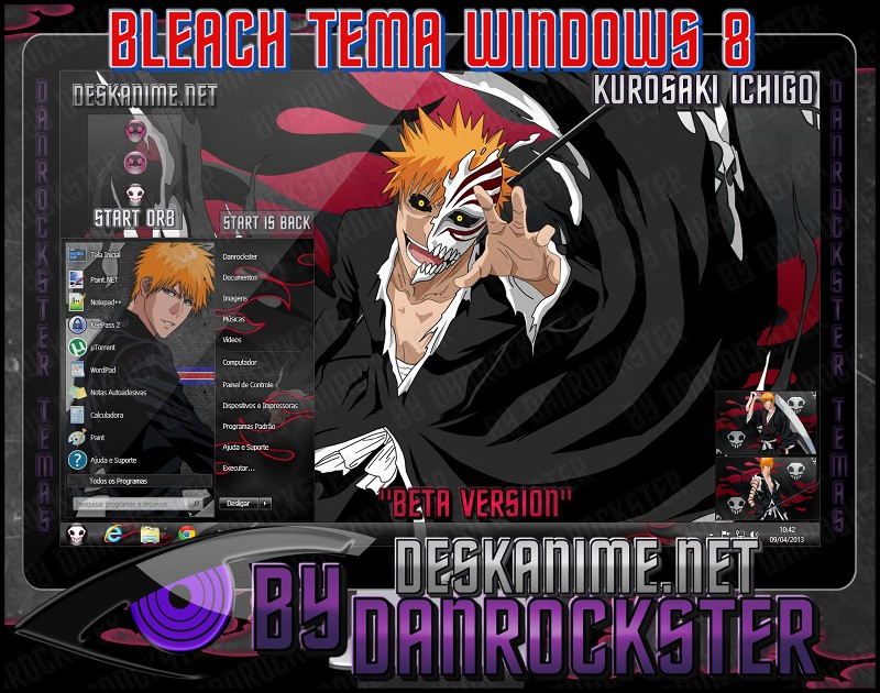 Kurosaki Ichigo Theme Windows 8