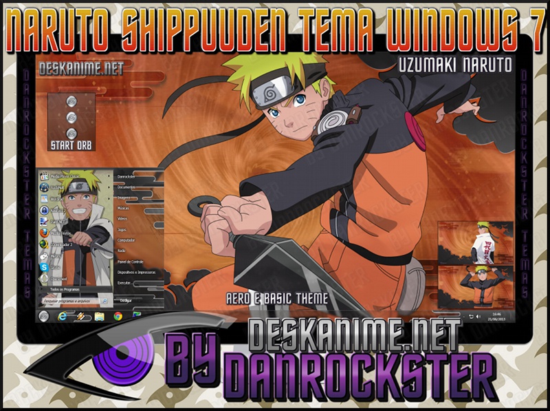 Uzumaki Naruto Theme Windows 7