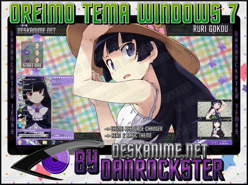 Ruri Gokou Theme Windows 7