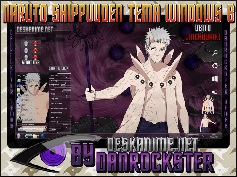 Obito Jinchuuriki Theme Windows 8