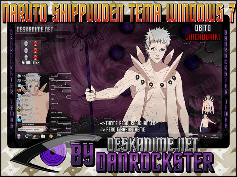 Obito Jinchuuriki Theme Windows 7