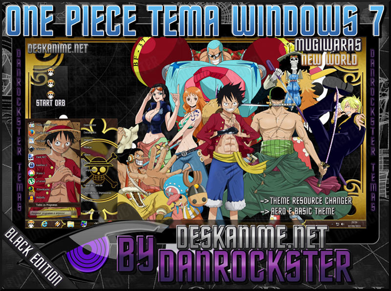Mugiwaras Black Theme Windows 7 By Danrockster On Deviantart Mugiwaras Black Theme Windows 7 By Danrockster On Deviantart