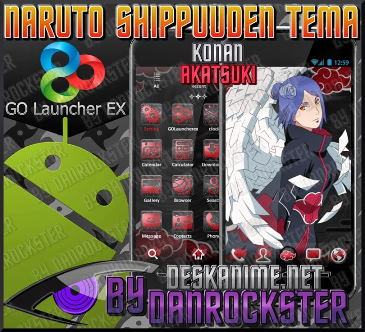 Konan Akatsuki Android Theme