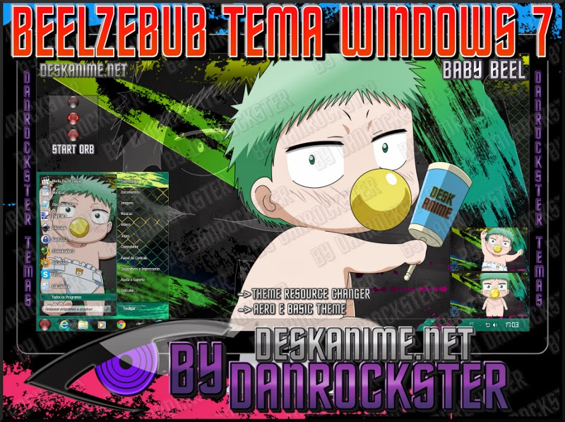 Baby Beel Windows 7 Theme